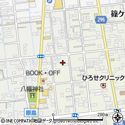 静岡県浜松市中央区篠ケ瀬町166周辺の地図