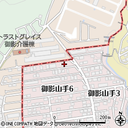 兵庫県神戸市東灘区御影山手6丁目10-36周辺の地図