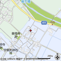三重県津市小舟18周辺の地図