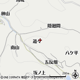 愛知県南知多町（知多郡）内海（道々）周辺の地図
