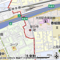 兵庫県西宮市中浜町7-24周辺の地図