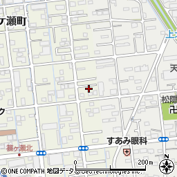 静岡県浜松市中央区篠ケ瀬町481周辺の地図