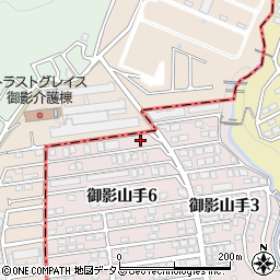 兵庫県神戸市東灘区御影山手6丁目10-38周辺の地図