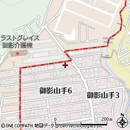 兵庫県神戸市東灘区御影山手6丁目10-40周辺の地図