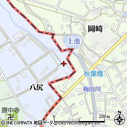 愛知県豊橋市雲谷町八尻87周辺の地図