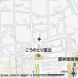 静岡県磐田市富丘665-1周辺の地図