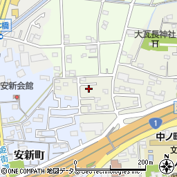 静岡県浜松市中央区中野町12周辺の地図