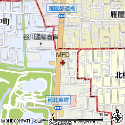 ＭＦＤ大阪寝屋川店周辺の地図