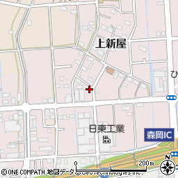 静岡県磐田市上新屋662周辺の地図