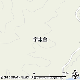 静岡県下田市宇土金周辺の地図
