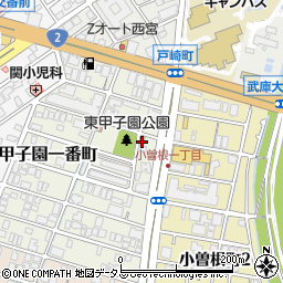 兵庫三菱クリーンカー西宮周辺の地図