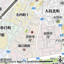 大阪府守口市大枝西町7周辺の地図
