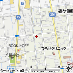 静岡県浜松市中央区篠ケ瀬町185周辺の地図