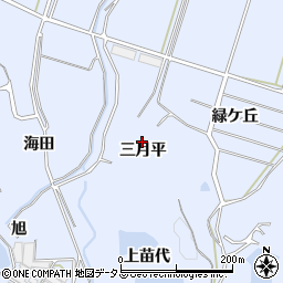愛知県知多郡南知多町大井三月平周辺の地図