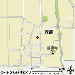 三重県伊賀市笠部473周辺の地図