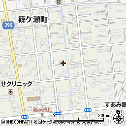 静岡県浜松市中央区篠ケ瀬町458周辺の地図