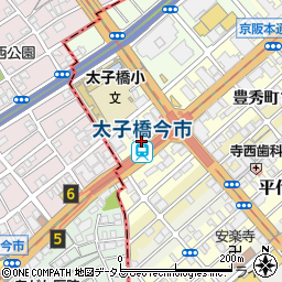 かごの屋 守口太子橋店周辺の地図