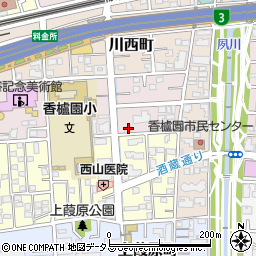 兵庫県西宮市中浜町2-17周辺の地図