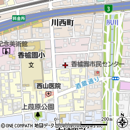 兵庫県西宮市中浜町2-14周辺の地図
