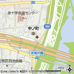 静岡県浜松市中央区中野町957周辺の地図