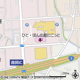 磐田市ひと・ほんの庭にこっと周辺の地図