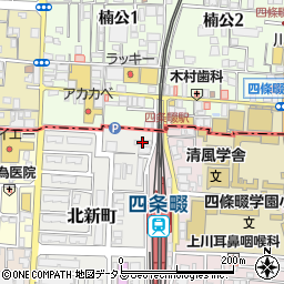 大阪府大東市北新町18-18周辺の地図