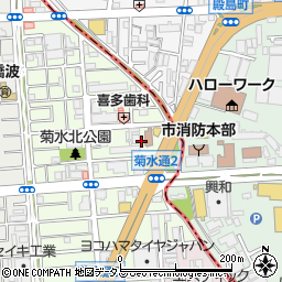 大阪府守口市菊水通2丁目8周辺の地図