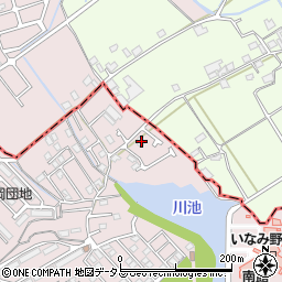 兵庫県加古川市平岡町土山430-1周辺の地図