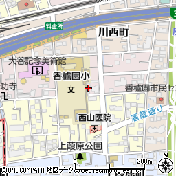 市立香櫨園市民館周辺の地図