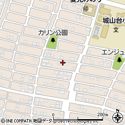 京都府木津川市城山台周辺の地図