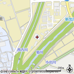 菊川市役所　下水道課事業周辺の地図