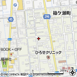 静岡県浜松市中央区篠ケ瀬町191周辺の地図