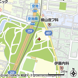 愛知県豊橋市高師町北原44周辺の地図