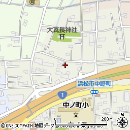 静岡県浜松市中央区中野町2206周辺の地図