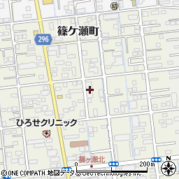 静岡県浜松市中央区篠ケ瀬町452周辺の地図