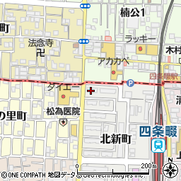 大阪府大東市北新町17周辺の地図