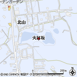 愛知県豊橋市大岩町火打坂周辺の地図