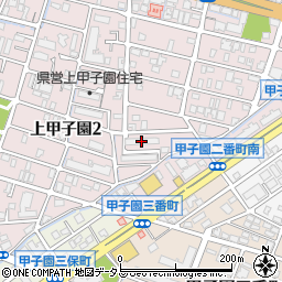 甲子園ビューハイツＮ棟周辺の地図