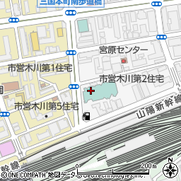 和食堂 花綴周辺の地図