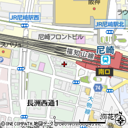 JR尼崎餃子酒場 満太郎周辺の地図