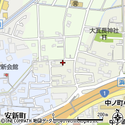 静岡県浜松市中央区中野町13周辺の地図