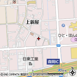 静岡県磐田市上新屋646周辺の地図