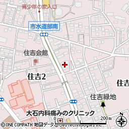 スギ薬局　浜松住吉店周辺の地図