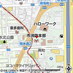 はま寿司門真殿島店周辺の地図