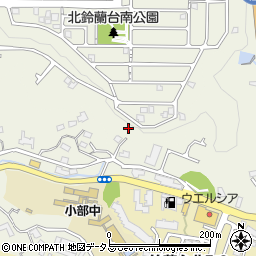 兵庫県神戸市北区惣山町4丁目24周辺の地図
