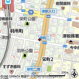 ローレルバンクマシン株式会社津営業所周辺の地図