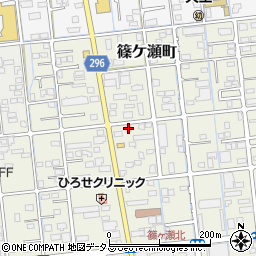 静岡県浜松市中央区篠ケ瀬町446周辺の地図