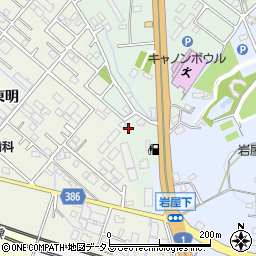 愛知県豊橋市岩屋町岩屋下52周辺の地図