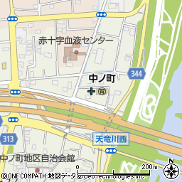 静岡県浜松市中央区中野町2593周辺の地図