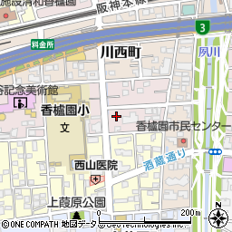 兵庫県西宮市中浜町2-24周辺の地図